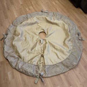 Gold Christmas Tree Skirt
